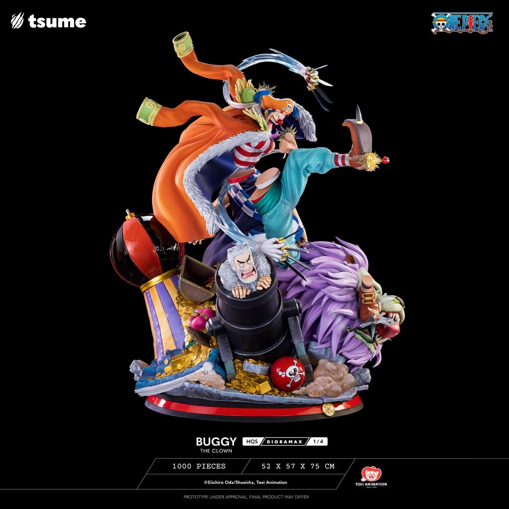 One Piece - Cabaji - Douke no Buggy - Mohji - Richie - HQS Dioramax - 1/4 (Tsume) photo 24
