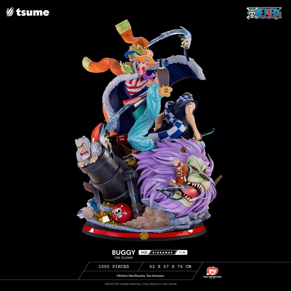 One Piece - Cabaji - Douke no Buggy - Mohji - Richie - HQS Dioramax - 1/4 (Tsume) photo 25