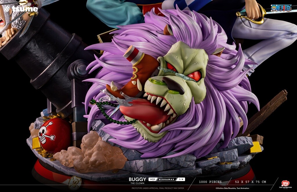 One Piece - Cabaji - Douke no Buggy - Mohji - Richie - HQS Dioramax - 1/4 (Tsume) photo 27
