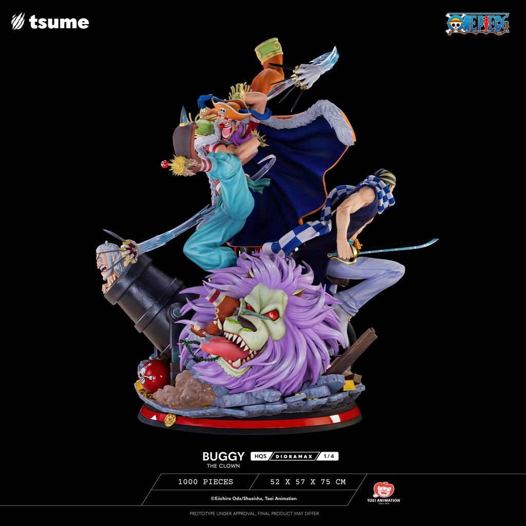 One Piece - Cabaji - Douke no Buggy - Mohji - Richie - HQS Dioramax - 1/4 (Tsume) photo 33