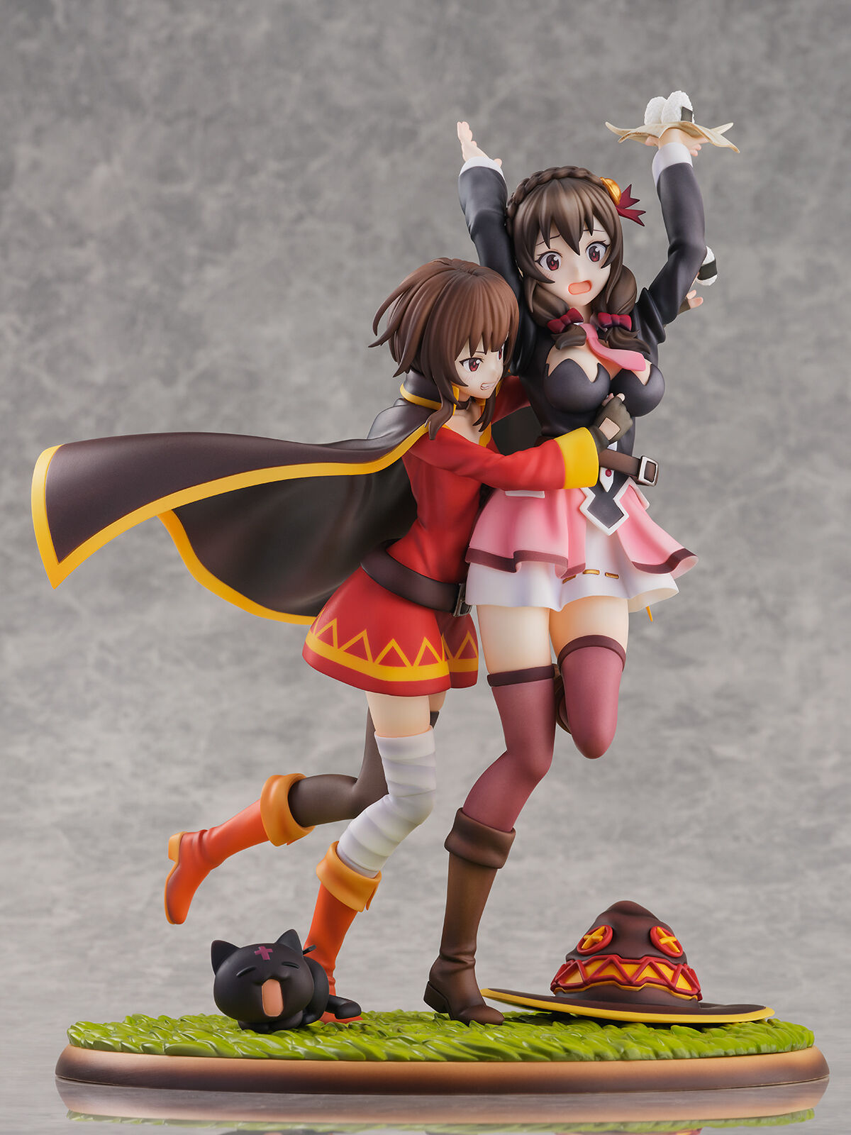 Kono Subarashii Sekai ni Bakuen o! - Chomusuke - Megumin - Yunyun - Shibuya Scramble Figure - 1/7 - Futari wa Tomodachi Ver. (CyberZ, eStream) photo 2