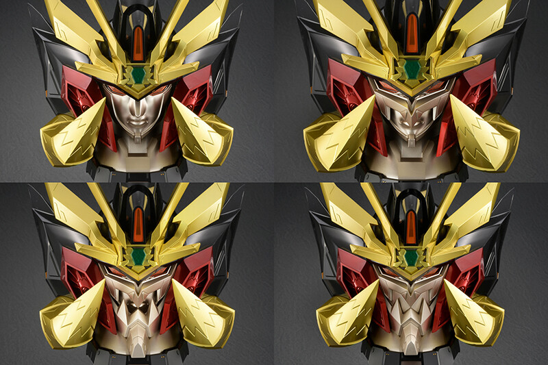 Yuusha-Ou GaoGaiGar Final - Genesic Gaogaigar - Amakuni Kizin - Genesic GaoGaiGar Head Display Model (Amakuni, Hobby Japan, Liquid Stone, Sentinel) photo 15