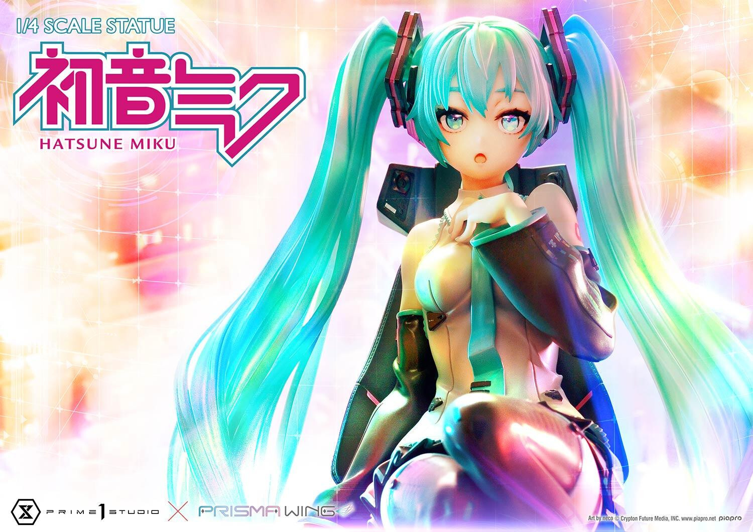 Piapro Characters - Hatsune Miku - Prisma Wing  (PWPCL-07) - 1/4 (Prime 1 Studio) photo 3