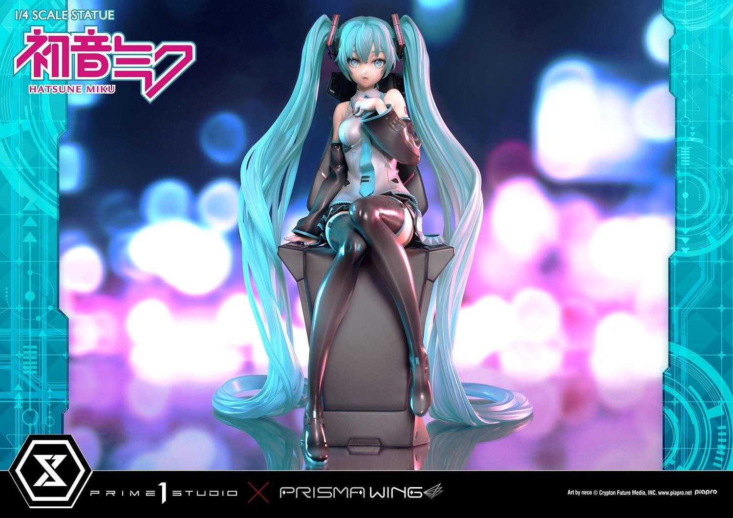 Piapro Characters - Hatsune Miku - Prisma Wing  (PWPCL-07) - 1/4 (Prime 1 Studio) photo 35