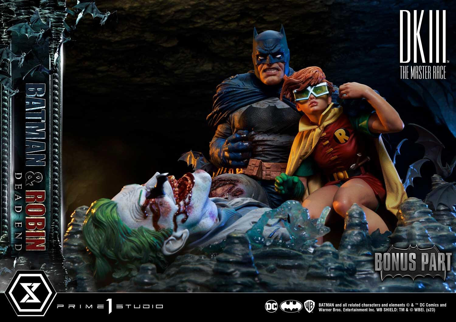The Dark Knight III: The Master Race - Batman - Joker - Robin (Carrie Kelley) - Ultimate Premium Masterline  (UPMDC-05UTS) - Dead End - 1/4 - Ultimate Bonus Version (Prime 1 Studio) photo 9
