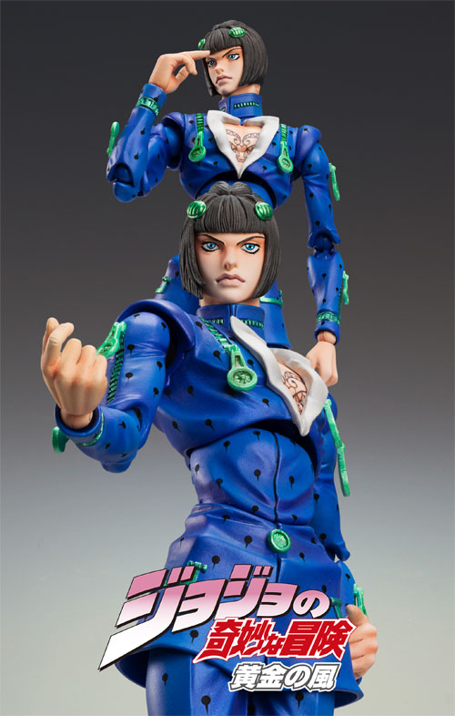 Jojo no Kimyou na Bouken - Ougon no Kaze - Bruno Bucciarati - Mario Zucchero - Super Action Statue (#60) - Second Ver. (Medicos Entertainment)