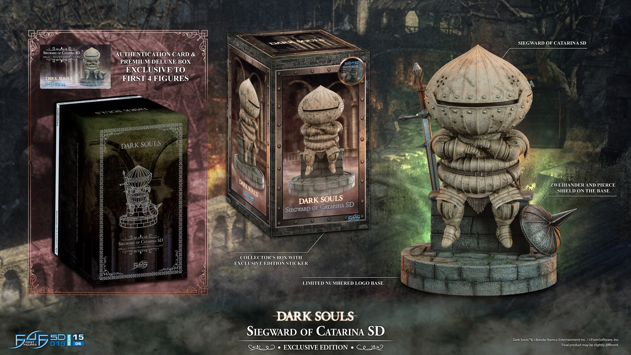 Dark Souls III - Catarina no Siegward - Dark Souls SD (SD019|15DS) - Exclusive Edition (First 4 Figures) photo 4
