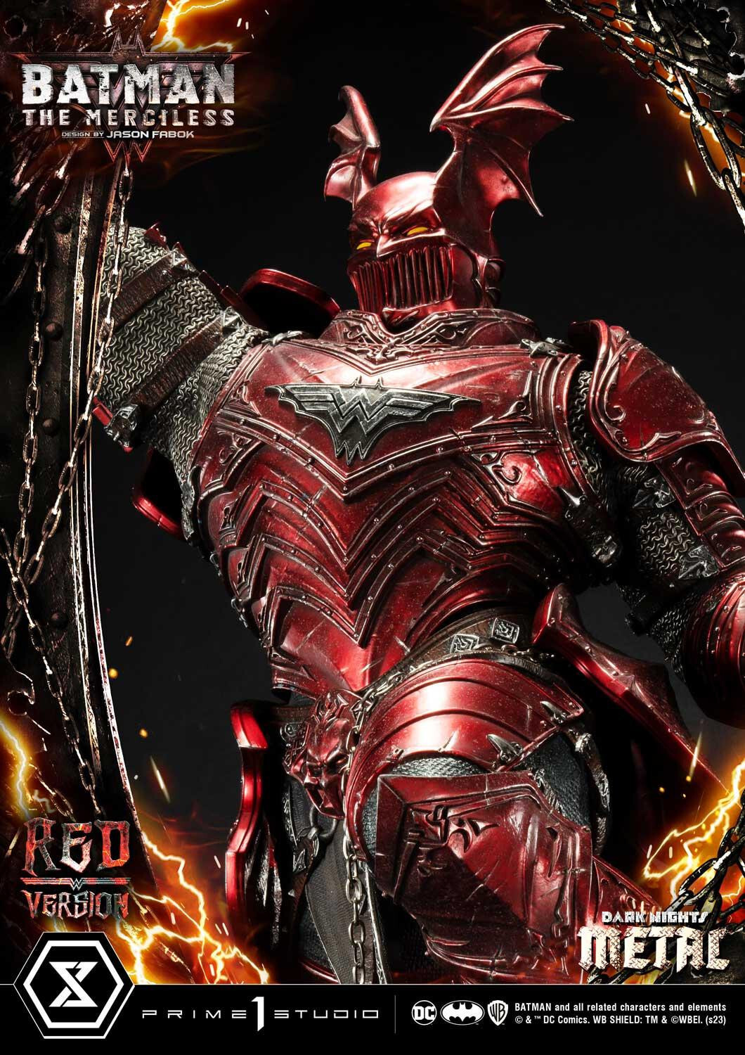 Dark Nights: Metal - Bruce Wayne - The Merciless - Museum Masterline Series  (MMDCMT-04RD) - 1/3 - Red Version (Prime 1 Studio) photo 2