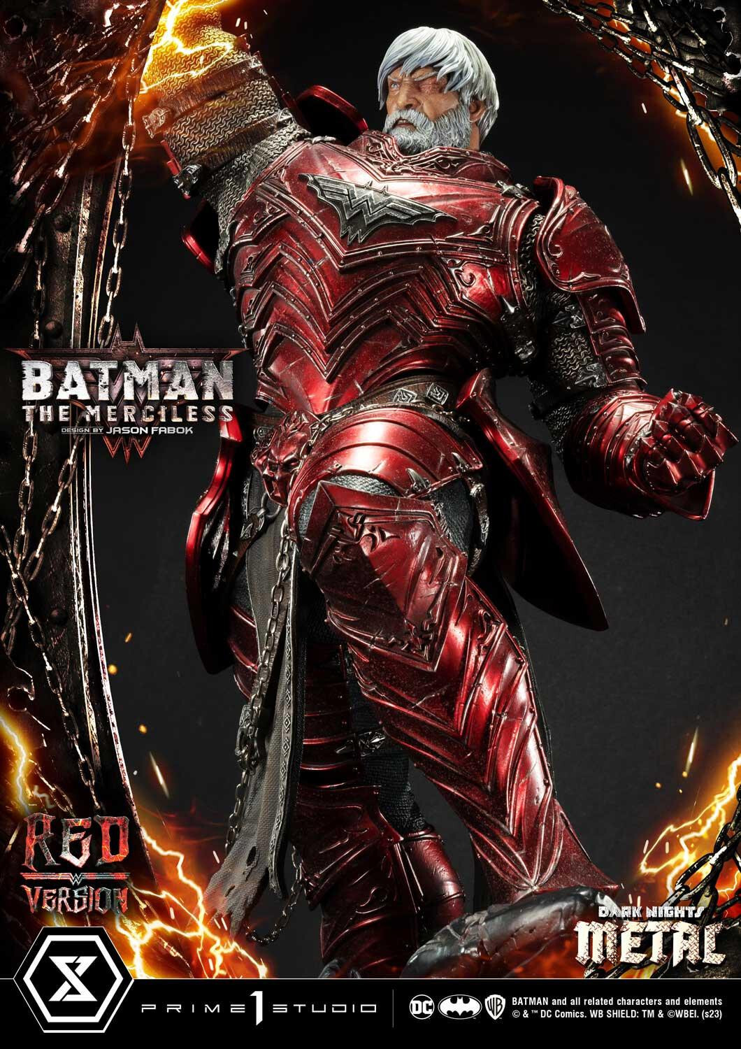 Dark Nights: Metal - Bruce Wayne - The Merciless - Museum Masterline Series  (MMDCMT-04RD) - 1/3 - Red Version (Prime 1 Studio) photo 3