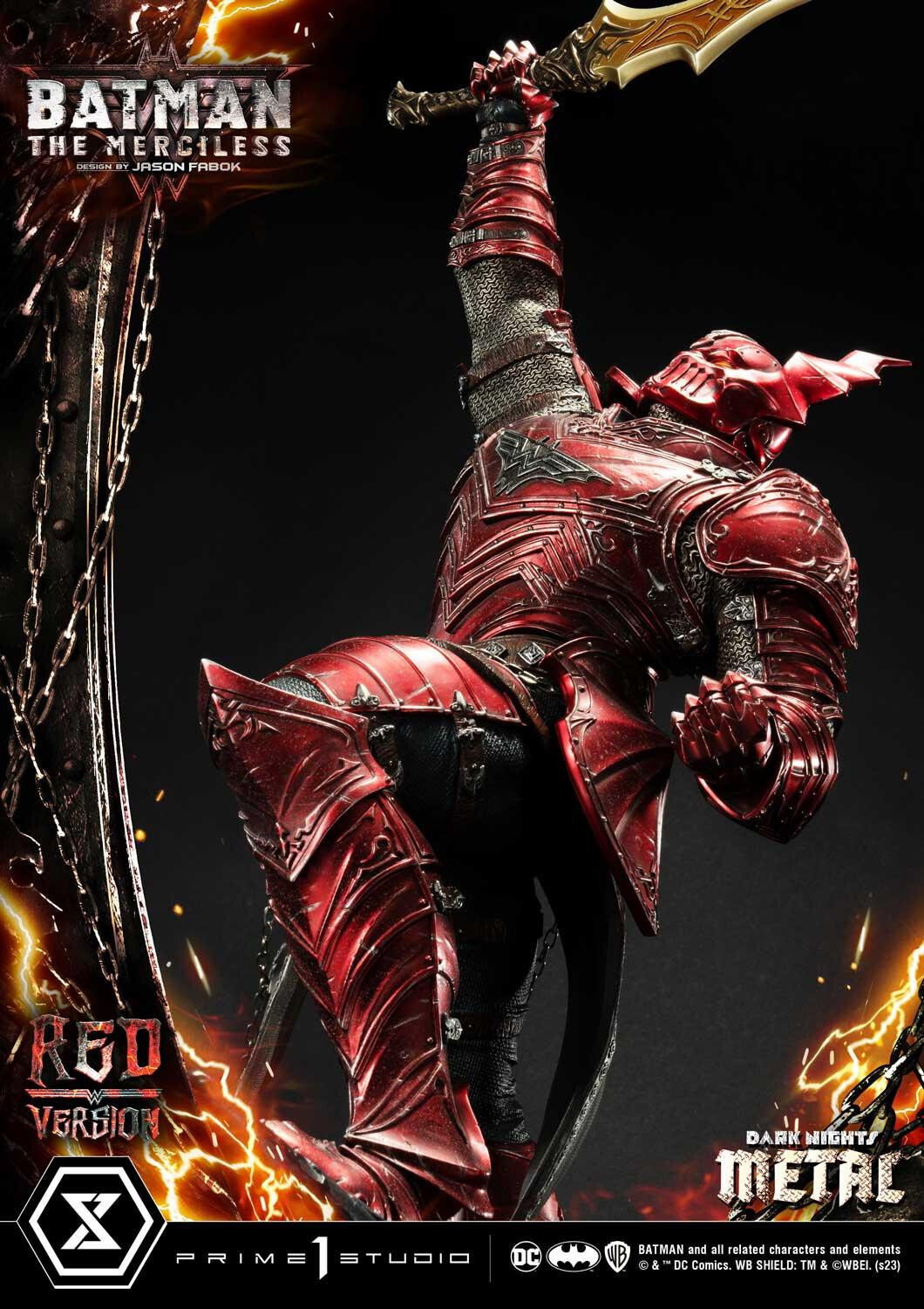 Dark Nights: Metal - Bruce Wayne - The Merciless - Museum Masterline Series  (MMDCMT-04RD) - 1/3 - Red Version (Prime 1 Studio) photo 4