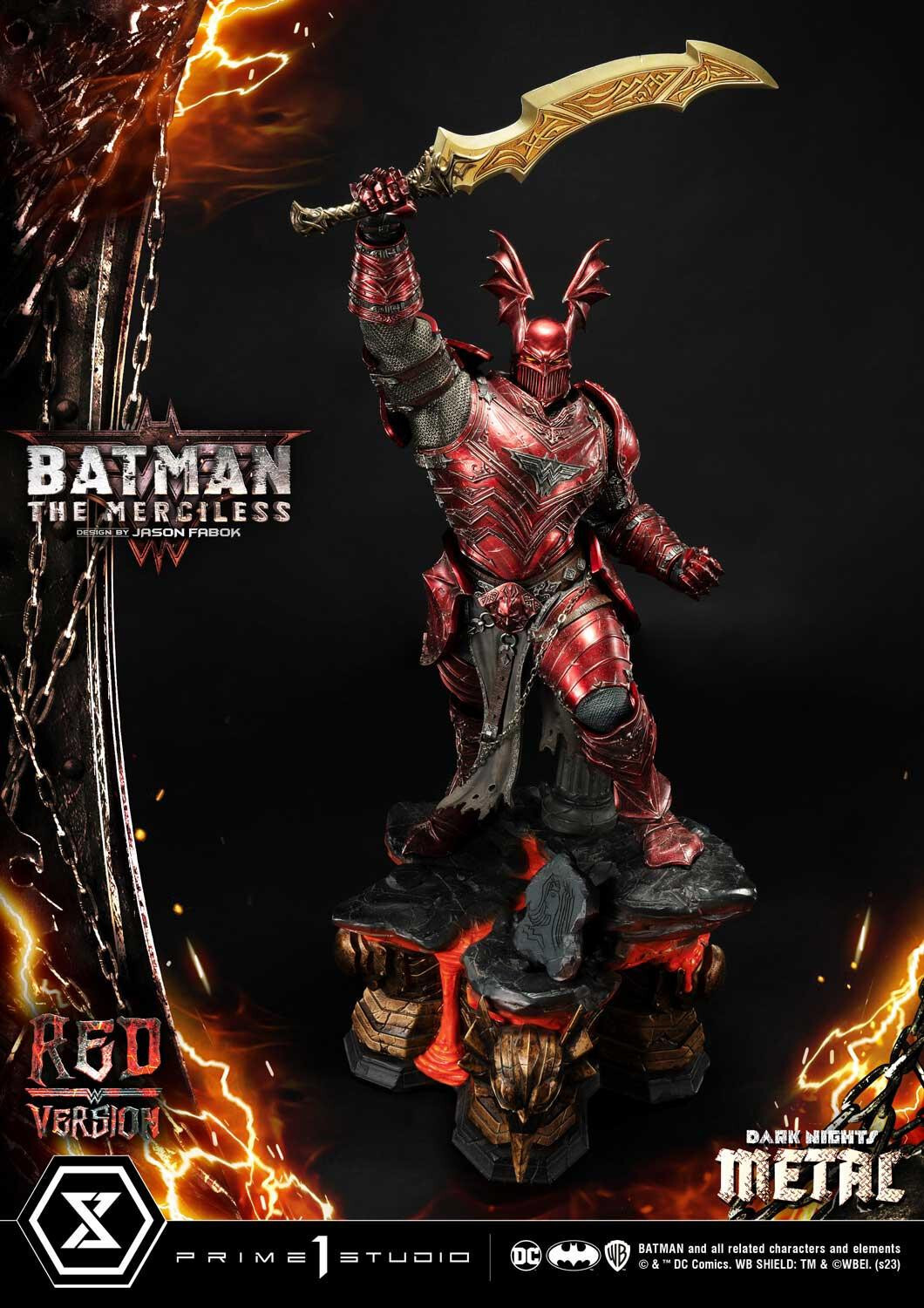 Dark Nights: Metal - Bruce Wayne - The Merciless - Museum Masterline Series  (MMDCMT-04RD) - 1/3 - Red Version (Prime 1 Studio) photo 5