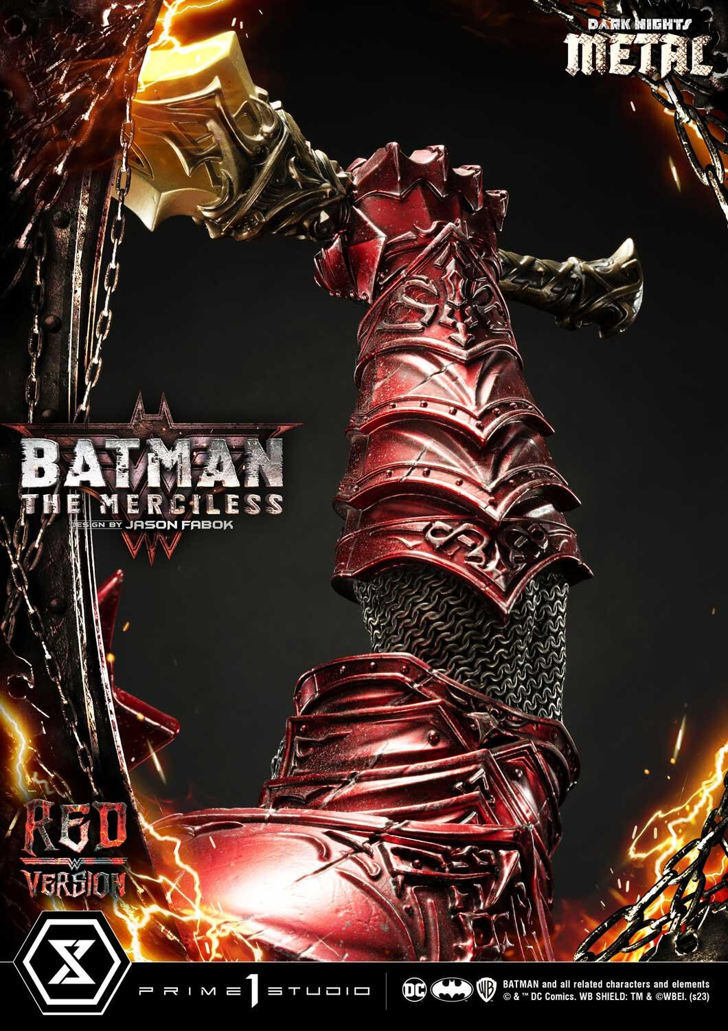 Dark Nights: Metal - Bruce Wayne - The Merciless - Museum Masterline Series  (MMDCMT-04RD) - 1/3 - Red Version (Prime 1 Studio) photo 7