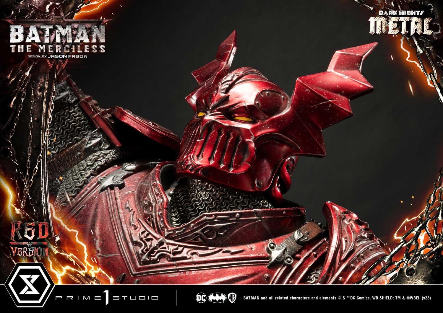 Dark Nights: Metal - Bruce Wayne - The Merciless - Museum Masterline Series  (MMDCMT-04RD) - 1/3 - Red Version (Prime 1 Studio) photo 8