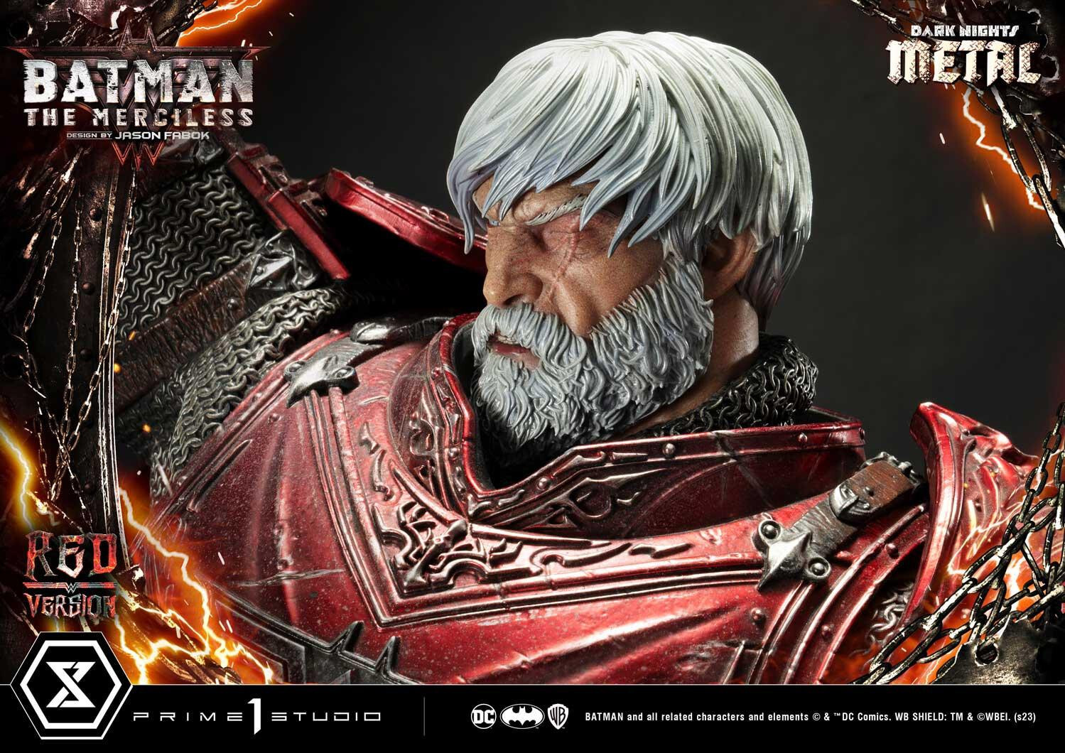 Dark Nights: Metal - Bruce Wayne - The Merciless - Museum Masterline Series  (MMDCMT-04RD) - 1/3 - Red Version (Prime 1 Studio) photo 10