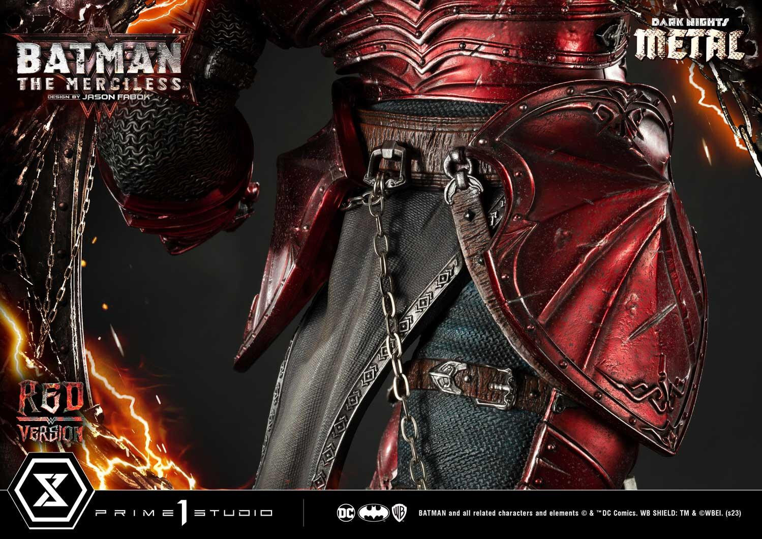 Dark Nights: Metal - Bruce Wayne - The Merciless - Museum Masterline Series  (MMDCMT-04RD) - 1/3 - Red Version (Prime 1 Studio) photo 13