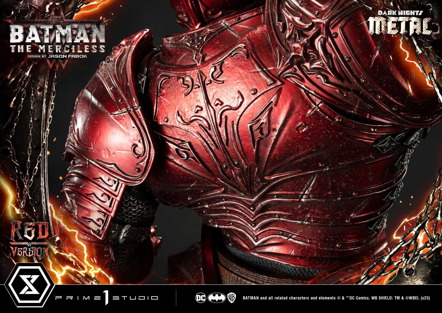 Dark Nights: Metal - Bruce Wayne - The Merciless - Museum Masterline Series  (MMDCMT-04RD) - 1/3 - Red Version (Prime 1 Studio) photo 14