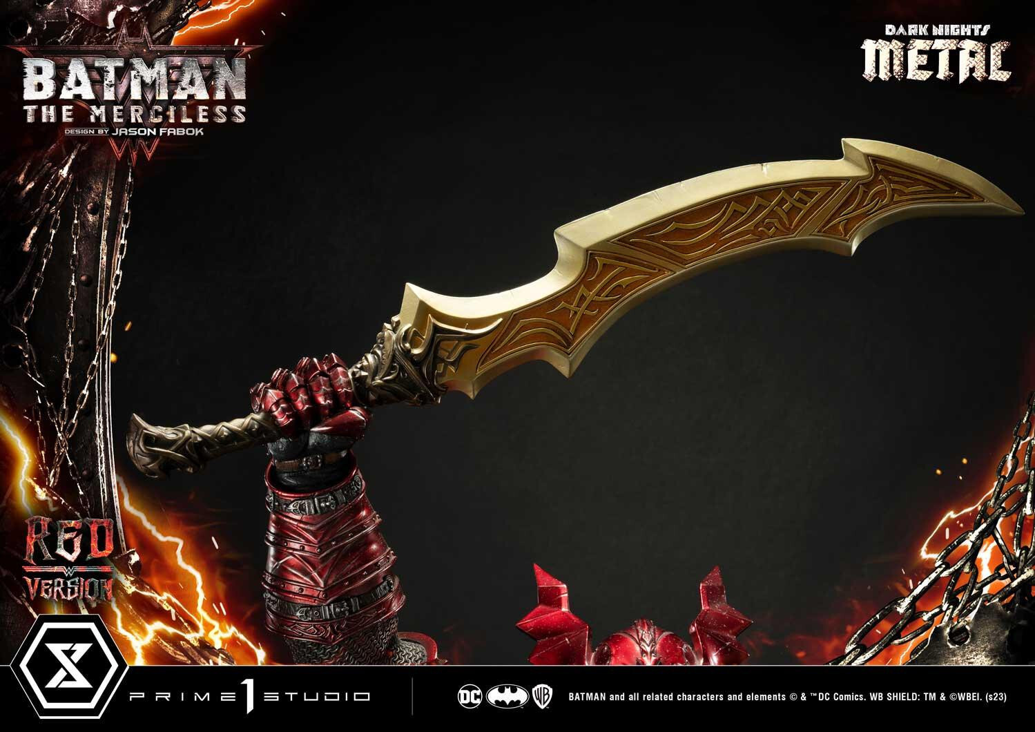 Dark Nights: Metal - Bruce Wayne - The Merciless - Museum Masterline Series  (MMDCMT-04RD) - 1/3 - Red Version (Prime 1 Studio) photo 15