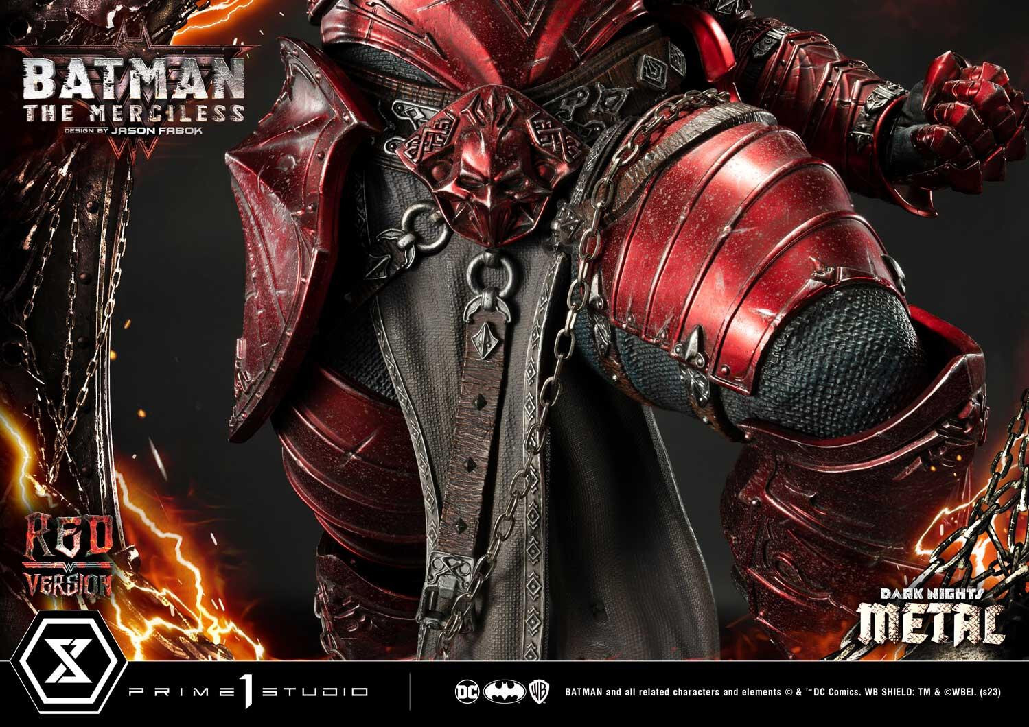Dark Nights: Metal - Bruce Wayne - The Merciless - Museum Masterline Series  (MMDCMT-04RD) - 1/3 - Red Version (Prime 1 Studio) photo 16