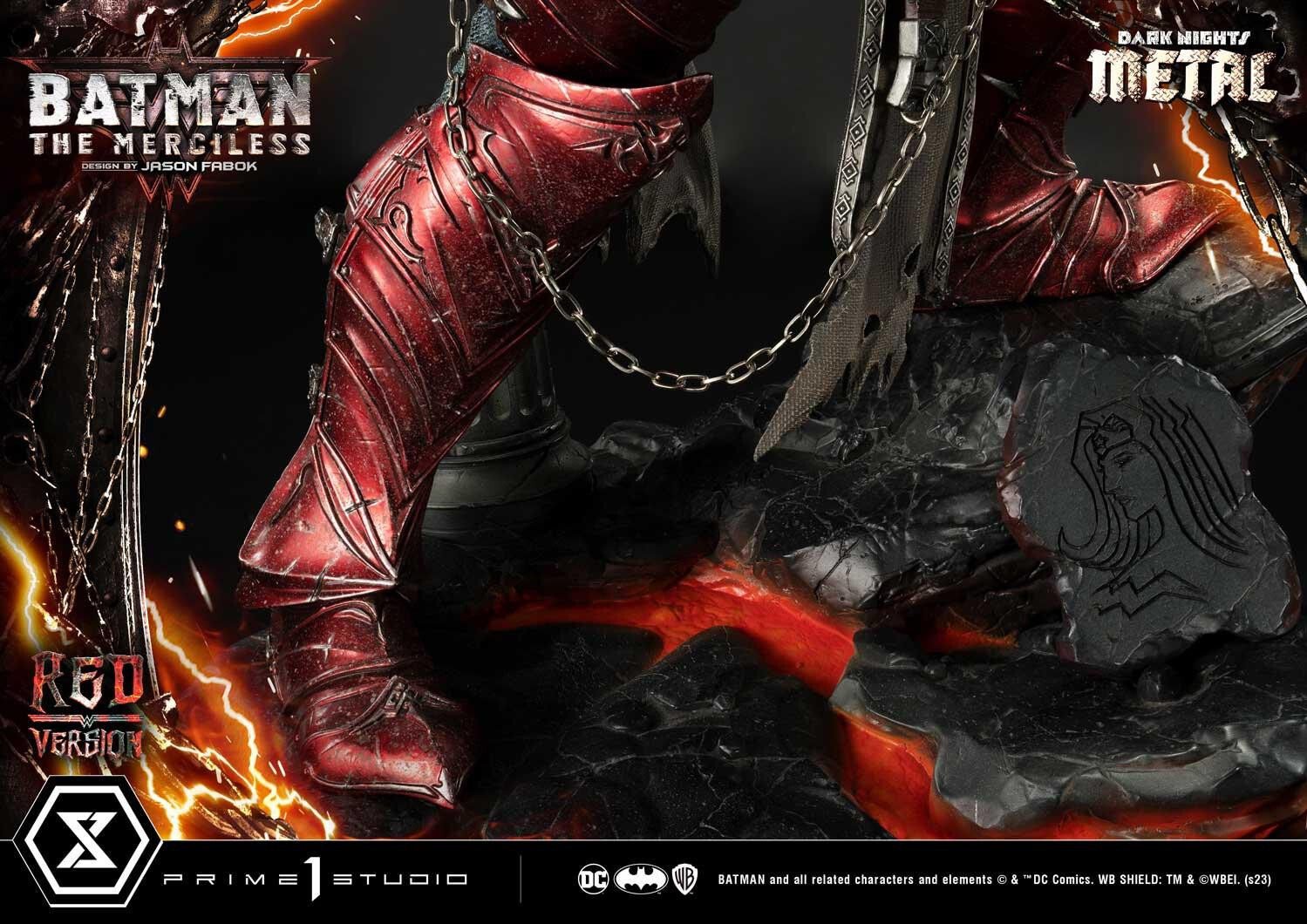 Dark Nights: Metal - Bruce Wayne - The Merciless - Museum Masterline Series  (MMDCMT-04RD) - 1/3 - Red Version (Prime 1 Studio) photo 17