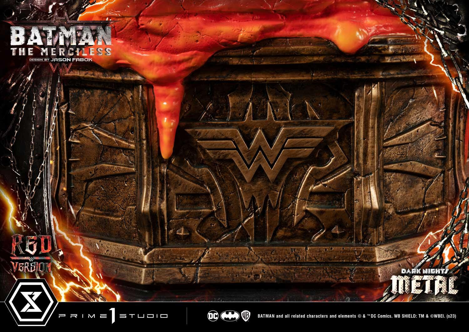 Dark Nights: Metal - Bruce Wayne - The Merciless - Museum Masterline Series  (MMDCMT-04RD) - 1/3 - Red Version (Prime 1 Studio) photo 19