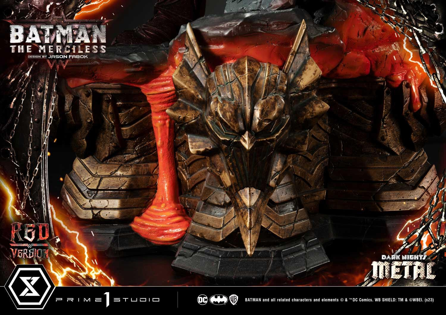 Dark Nights: Metal - Bruce Wayne - The Merciless - Museum Masterline Series  (MMDCMT-04RD) - 1/3 - Red Version (Prime 1 Studio) photo 20
