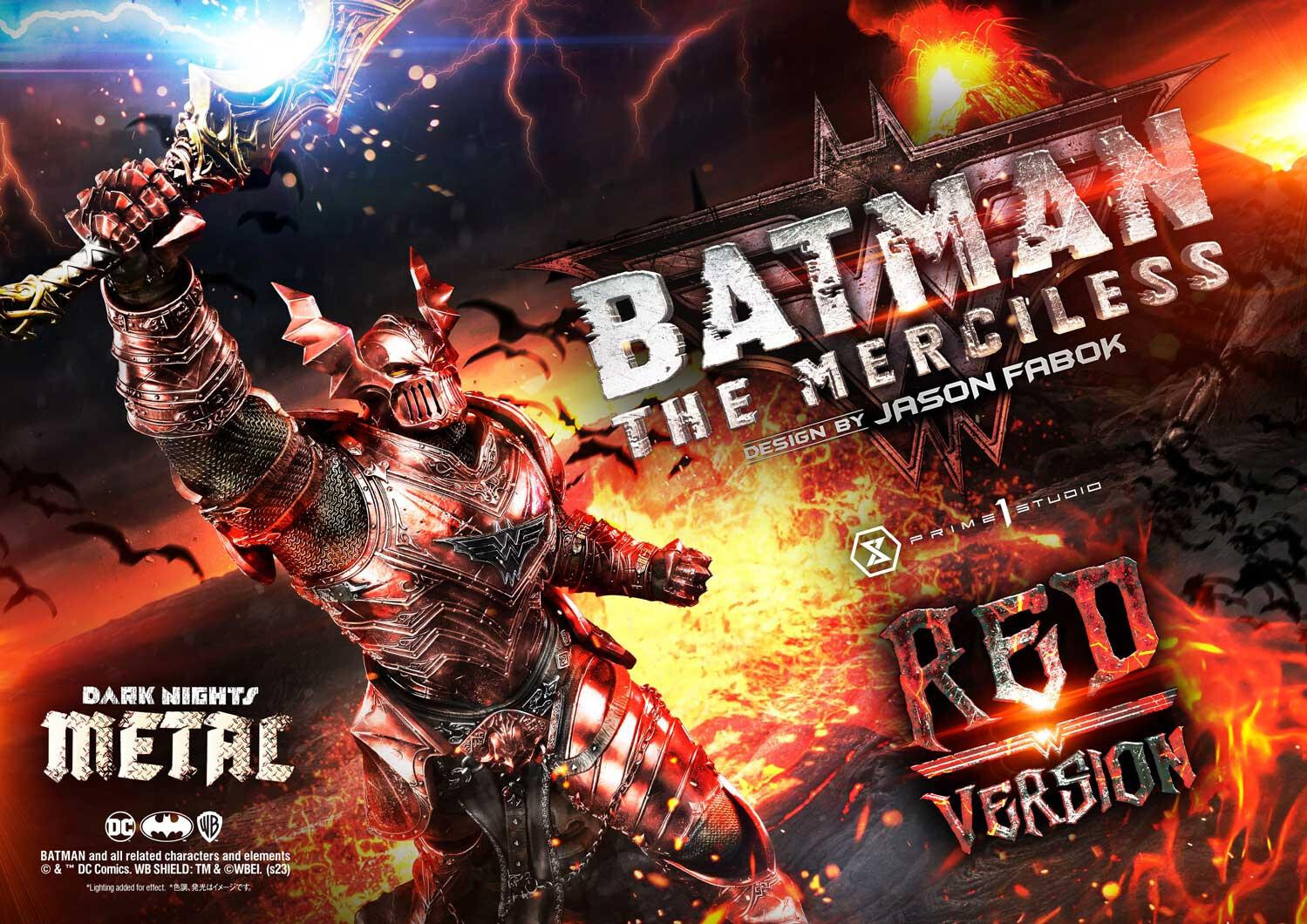 Dark Nights: Metal - Bruce Wayne - The Merciless - Museum Masterline Series  (MMDCMT-04RD) - 1/3 - Red Version (Prime 1 Studio) photo 21
