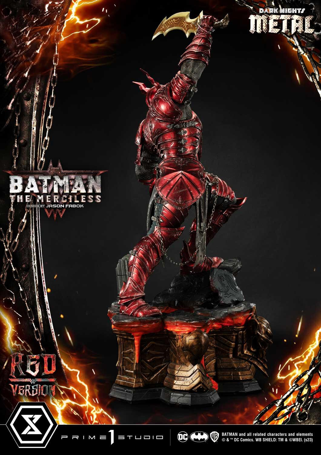 Dark Nights: Metal - Bruce Wayne - The Merciless - Museum Masterline Series  (MMDCMT-04RD) - 1/3 - Red Version (Prime 1 Studio) photo 22