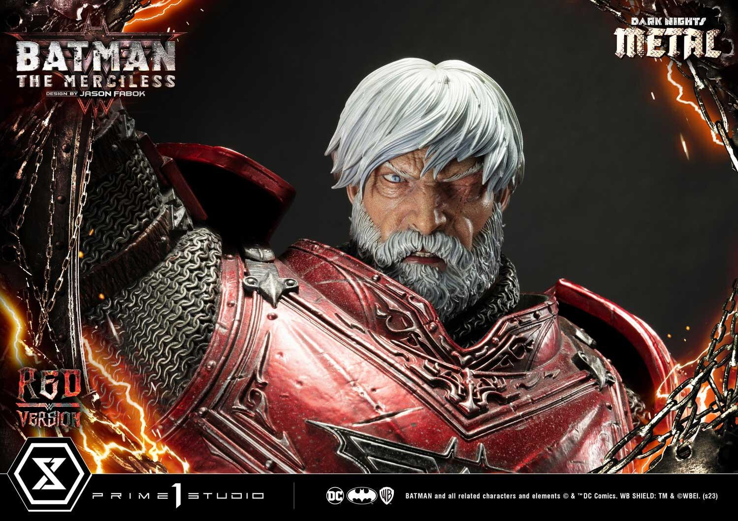 Dark Nights: Metal - Bruce Wayne - The Merciless - Museum Masterline Series  (MMDCMT-04RD) - 1/3 - Red Version (Prime 1 Studio) photo 23