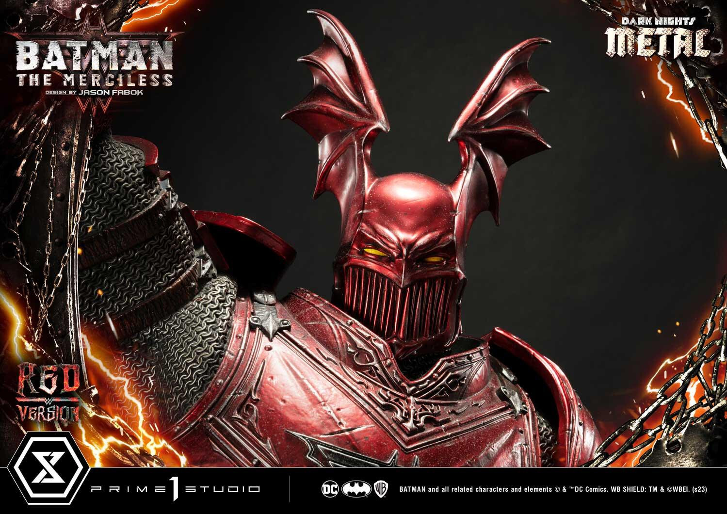 Dark Nights: Metal - Bruce Wayne - The Merciless - Museum Masterline Series  (MMDCMT-04RD) - 1/3 - Red Version (Prime 1 Studio) photo 24