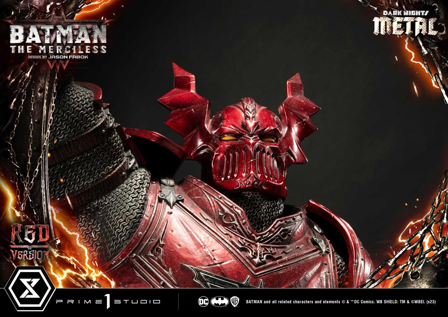 Dark Nights: Metal - Bruce Wayne - The Merciless - Museum Masterline Series  (MMDCMT-04RD) - 1/3 - Red Version (Prime 1 Studio) photo 25