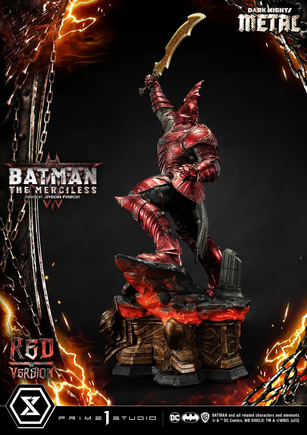 Dark Nights: Metal - Bruce Wayne - The Merciless - Museum Masterline Series  (MMDCMT-04RD) - 1/3 - Red Version (Prime 1 Studio) photo 27