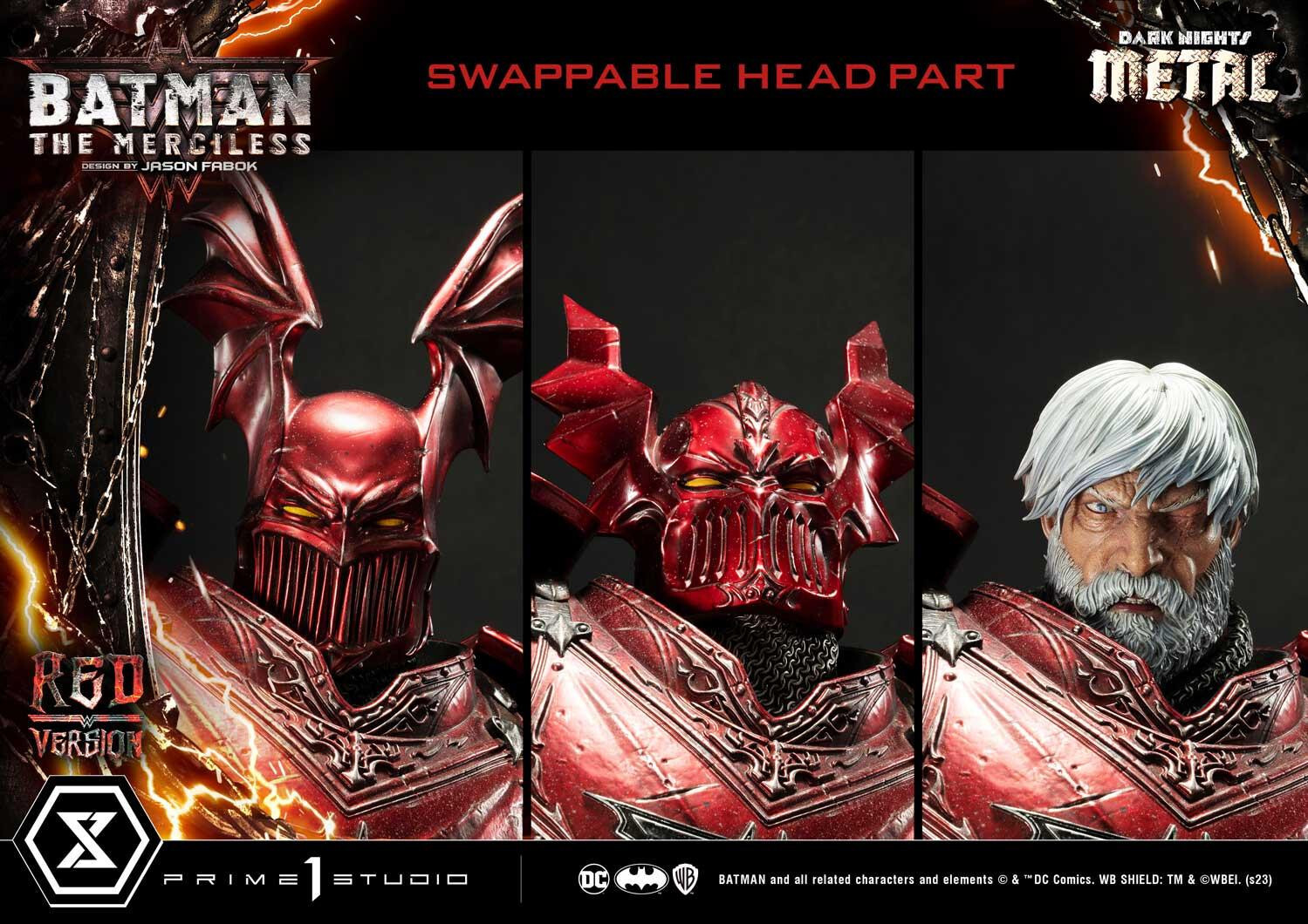 Dark Nights: Metal - Bruce Wayne - The Merciless - Museum Masterline Series  (MMDCMT-04RD) - 1/3 - Red Version (Prime 1 Studio) photo 28