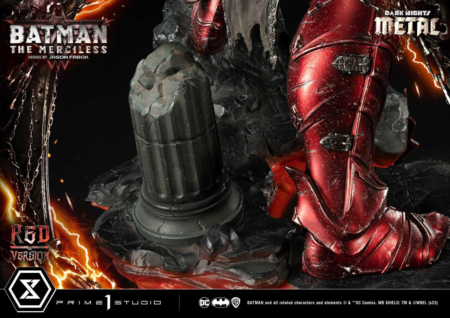 Dark Nights: Metal - Bruce Wayne - The Merciless - Museum Masterline Series  (MMDCMT-04RD) - 1/3 - Red Version (Prime 1 Studio) photo 29