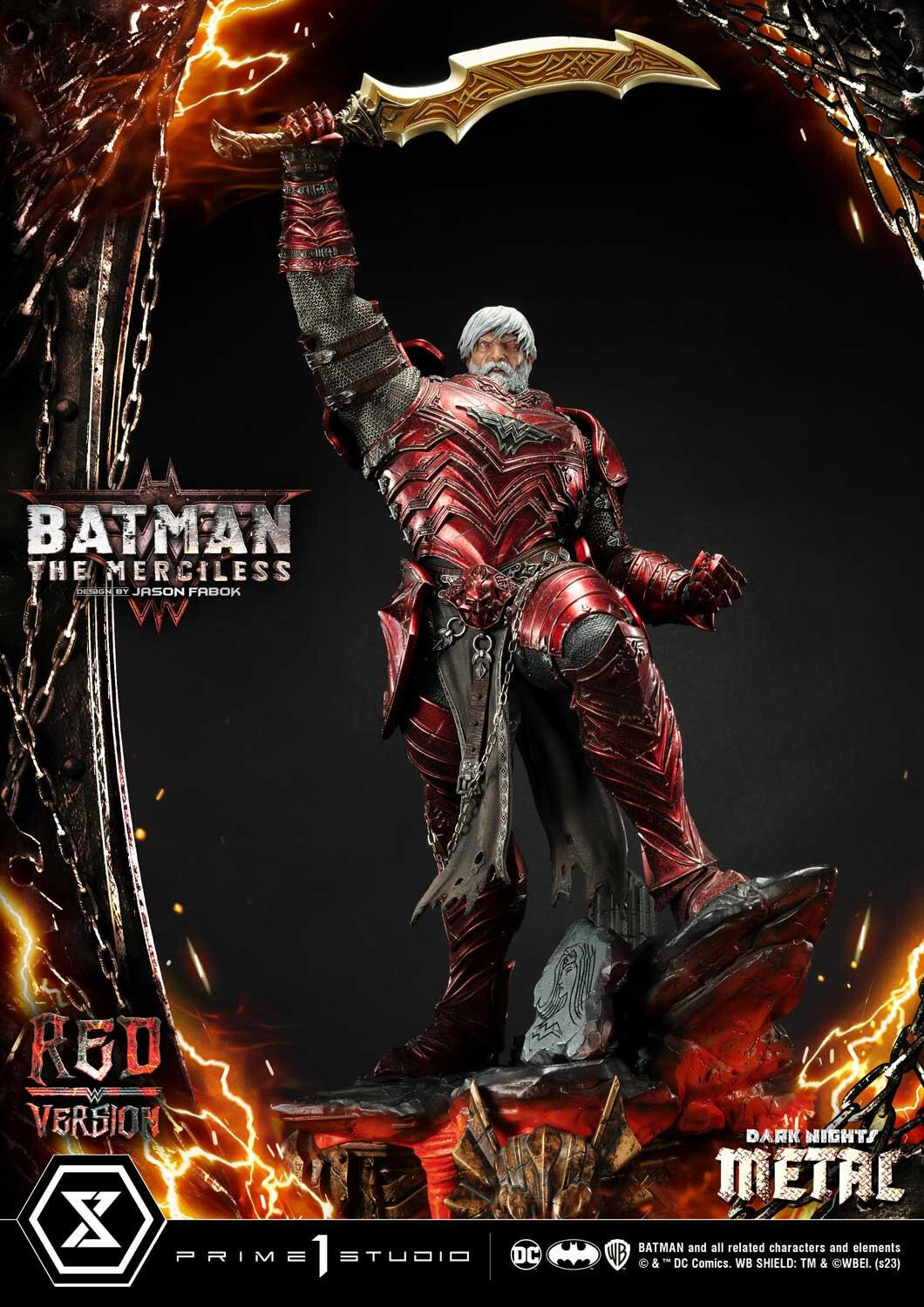 Dark Nights: Metal - Bruce Wayne - The Merciless - Museum Masterline Series  (MMDCMT-04RD) - 1/3 - Red Version (Prime 1 Studio) photo 36