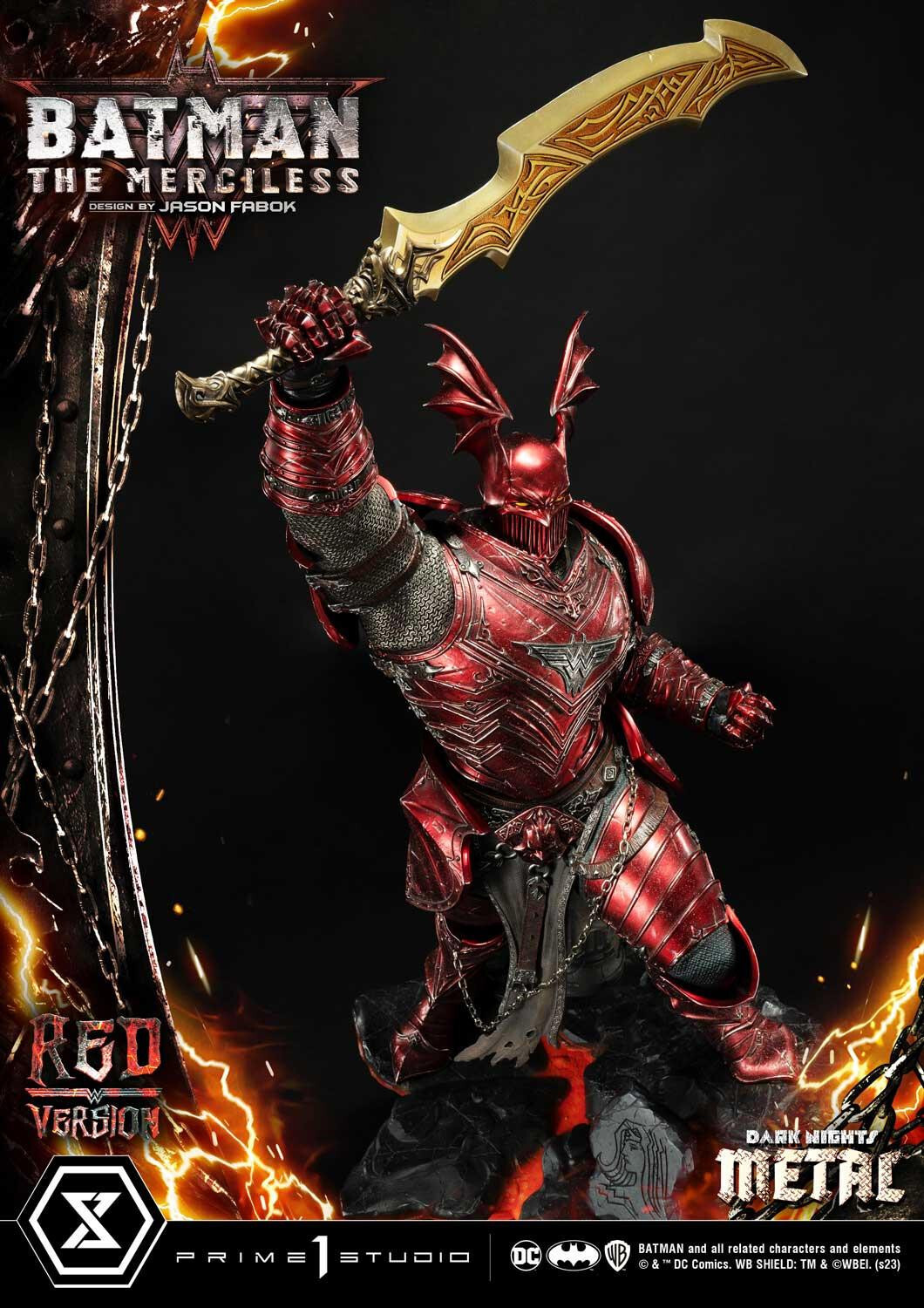 Dark Nights: Metal - Bruce Wayne - The Merciless - Museum Masterline Series  (MMDCMT-04RD) - 1/3 - Red Version (Prime 1 Studio) photo 37