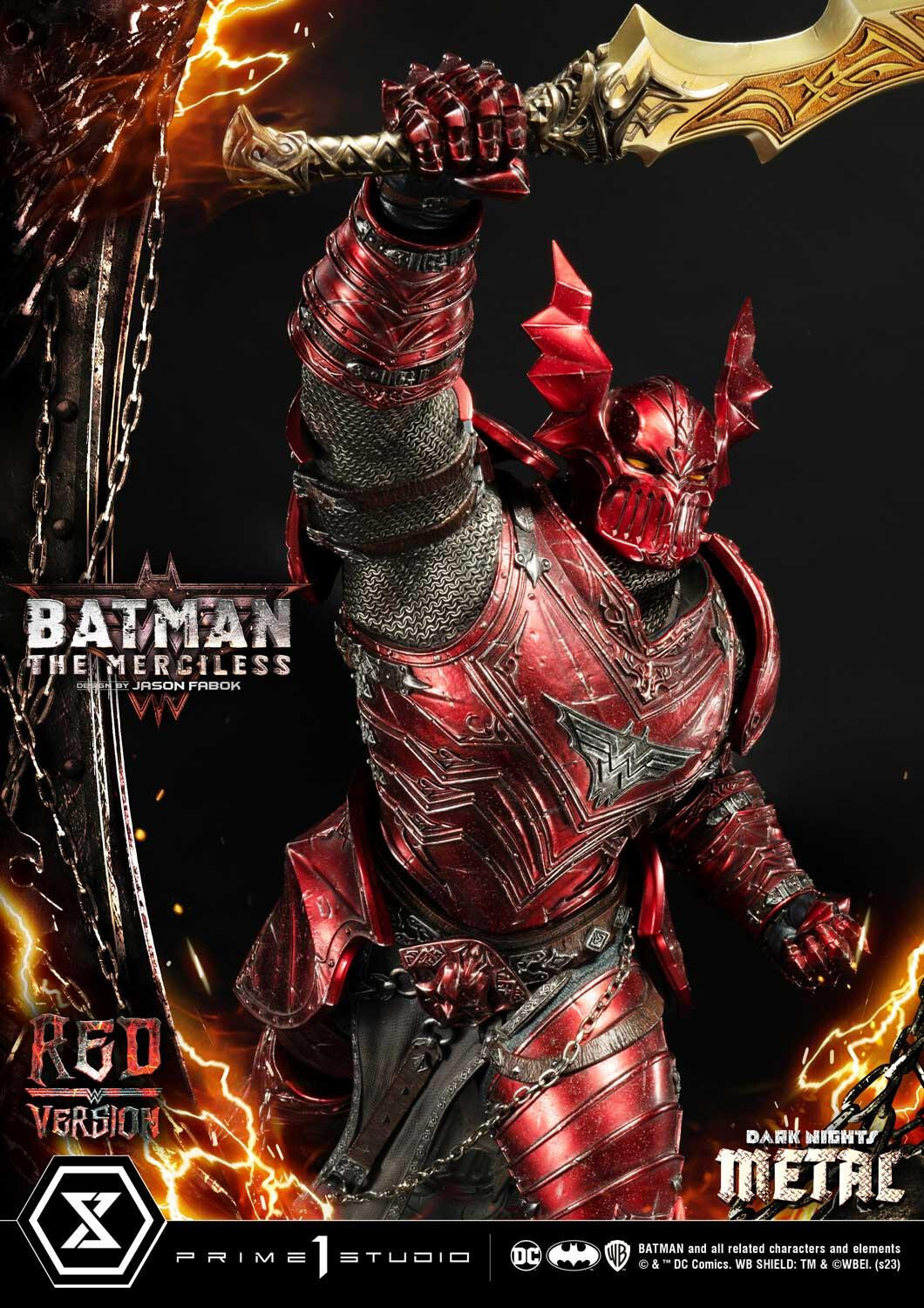 Dark Nights: Metal - Bruce Wayne - The Merciless - Museum Masterline Series  (MMDCMT-04RD) - 1/3 - Red Version (Prime 1 Studio) photo 38