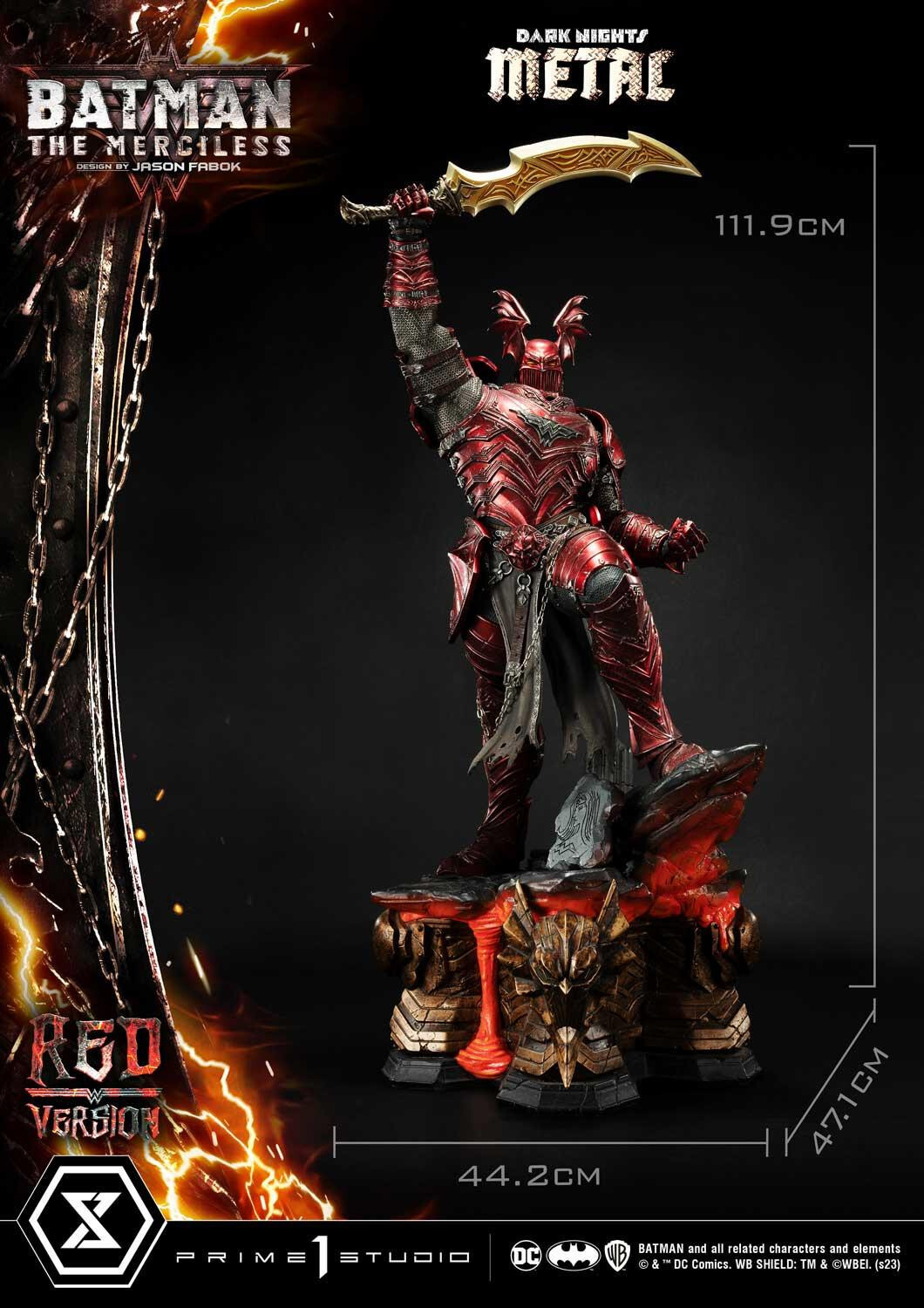 Dark Nights: Metal - Bruce Wayne - The Merciless - Museum Masterline Series  (MMDCMT-04RD) - 1/3 - Red Version (Prime 1 Studio) photo 40