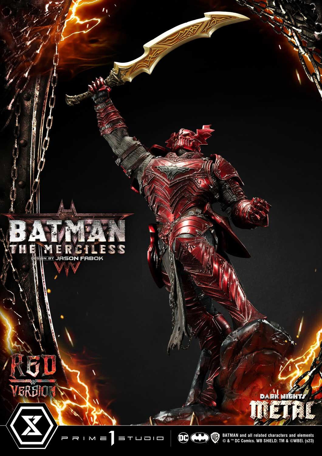 Dark Nights: Metal - Bruce Wayne - The Merciless - Museum Masterline Series  (MMDCMT-04RD) - 1/3 - Red Version (Prime 1 Studio) photo 41