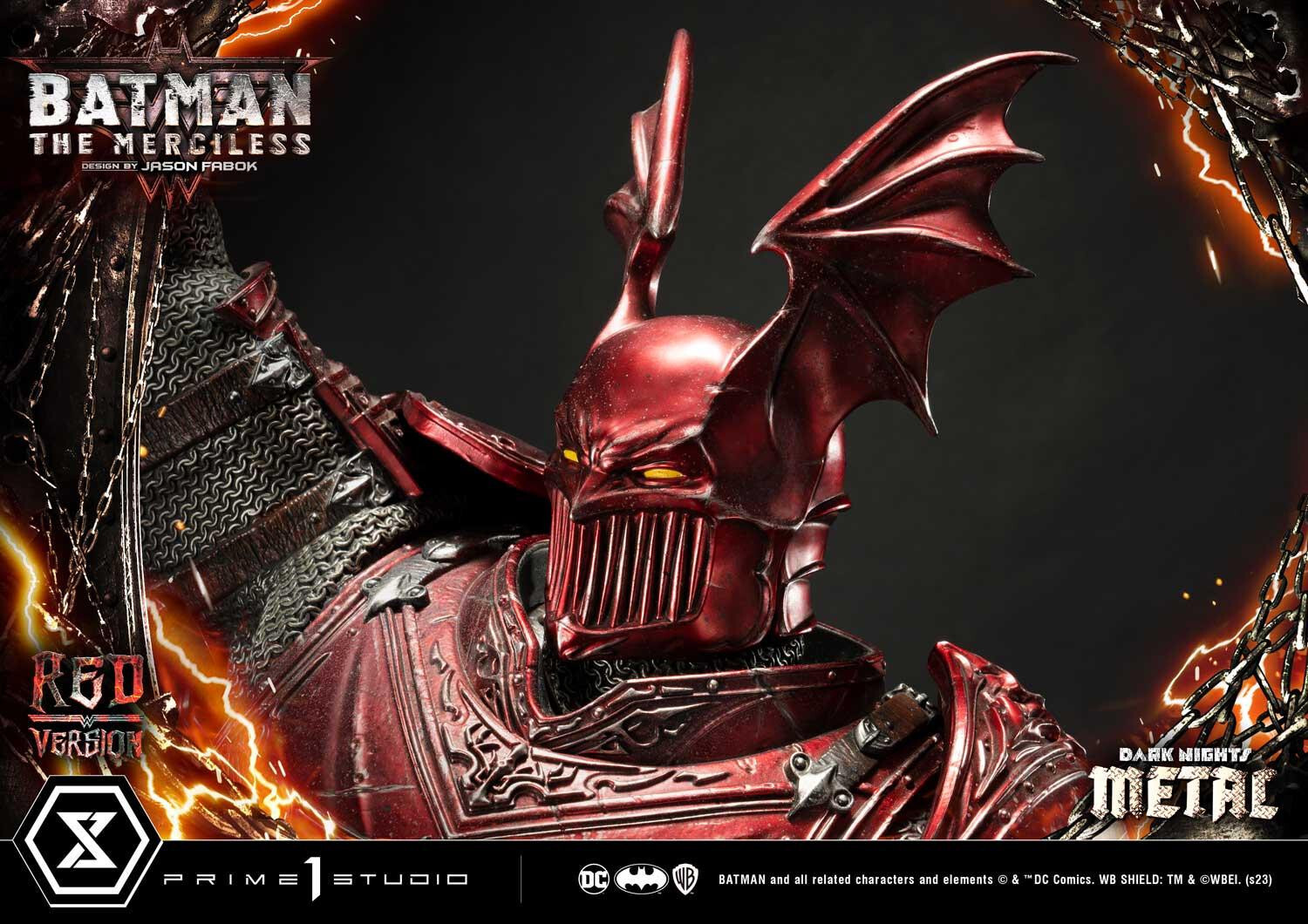 Dark Nights: Metal - Bruce Wayne - The Merciless - Museum Masterline Series  (MMDCMT-04RD) - 1/3 - Red Version (Prime 1 Studio) photo 42