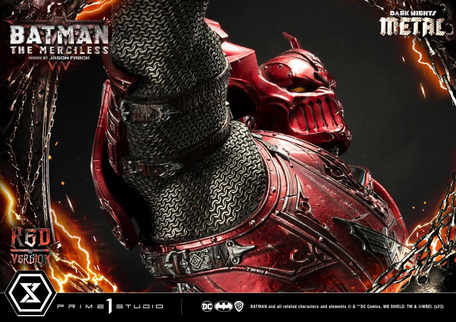 Dark Nights: Metal - Bruce Wayne - The Merciless - Museum Masterline Series  (MMDCMT-04RD) - 1/3 - Red Version (Prime 1 Studio) photo 43