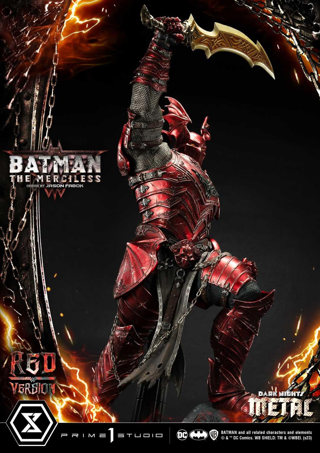 Dark Nights: Metal - Bruce Wayne - The Merciless - Museum Masterline Series  (MMDCMT-04RD) - 1/3 - Red Version (Prime 1 Studio) photo 44