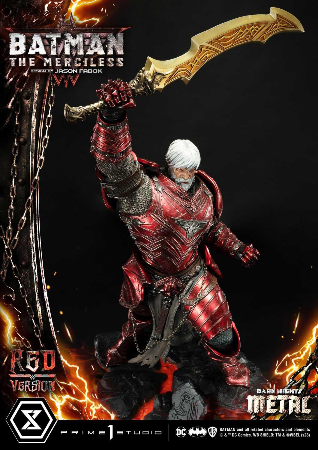 Dark Nights: Metal - Bruce Wayne - The Merciless - Museum Masterline Series  (MMDCMT-04RD) - 1/3 - Red Version (Prime 1 Studio) photo 47