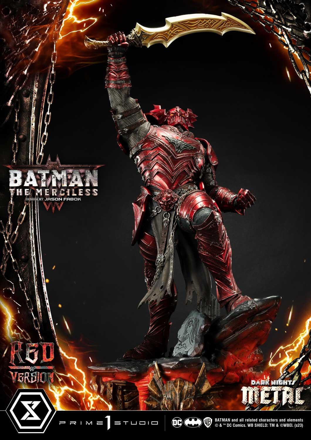 Dark Nights: Metal - Bruce Wayne - The Merciless - Museum Masterline Series  (MMDCMT-04RD) - 1/3 - Red Version (Prime 1 Studio) photo 48