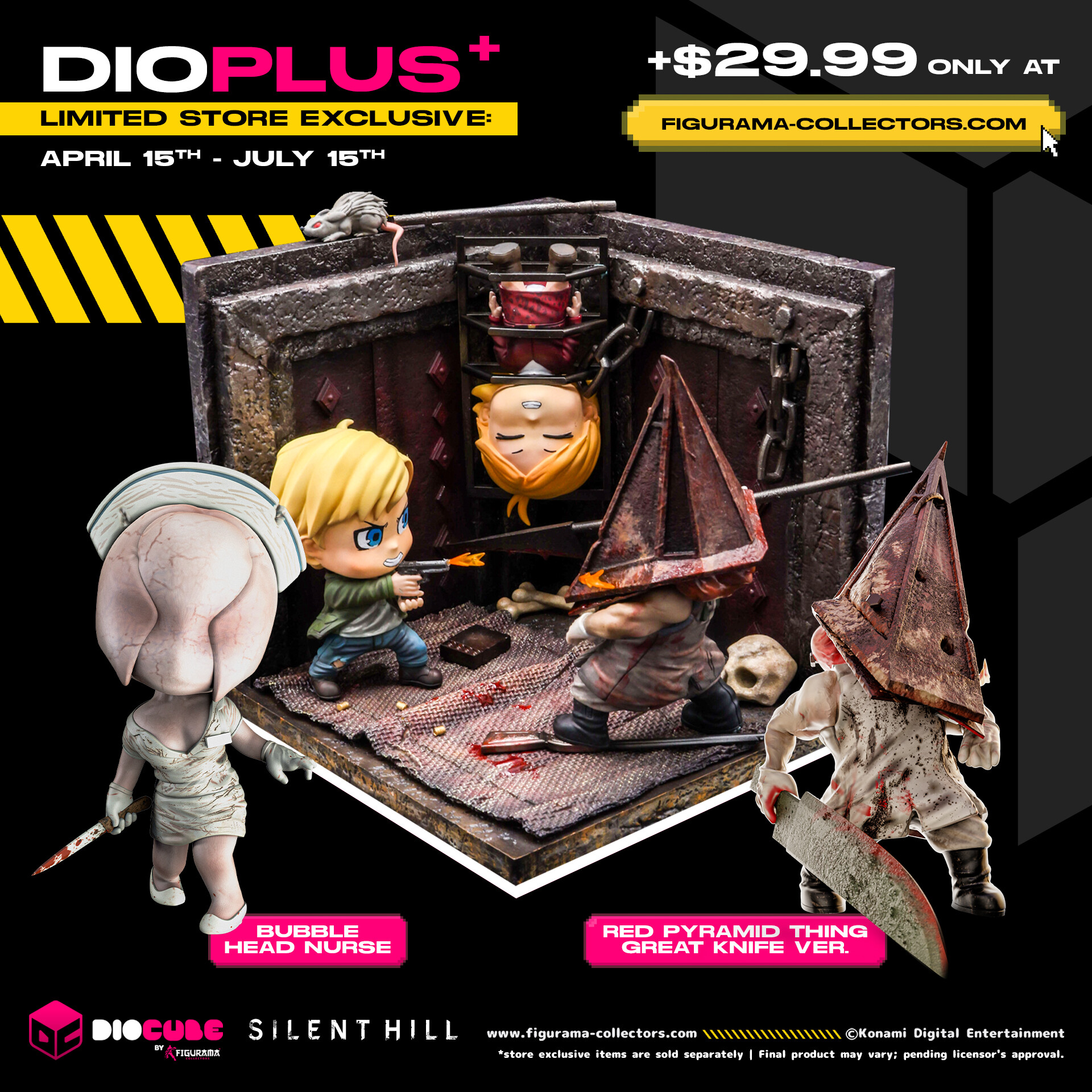 Silent Hill 2 - James Sunderland - Maria - Red Pyramid Thing - DioCube (Figurama Collectors) photo 4