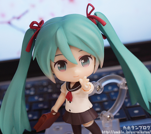 Vocaloid - Hatsune Miku - Good Smile Kuji - Good Smile Kuji "Hatsune Miku 2014 Spring Ver." - Nendoroid  (#381a) - School Uniform ver. (Good Smile Company) photo 22