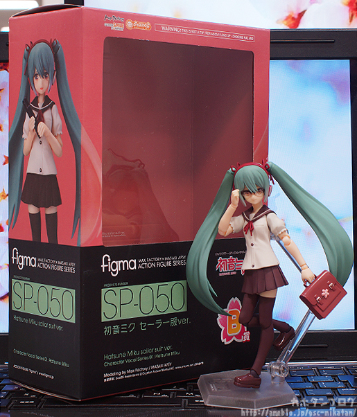 Vocaloid - Hatsune Miku - Figma (#SP-050) - Good Smile Kuji - Good Smile Kuji "Hatsune Miku 2014 Spring Ver." - Sailor Uniform ver. (Good Smile Company, Max Factory)