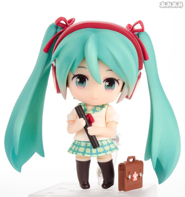 Vocaloid - Hatsune Miku - Good Smile Kuji - Good Smile Kuji "Hatsune Miku 2014 Spring Ver." - Nendoroid  (#381b) - School Uniform ver., Special Color (Good Smile Company) photo 12