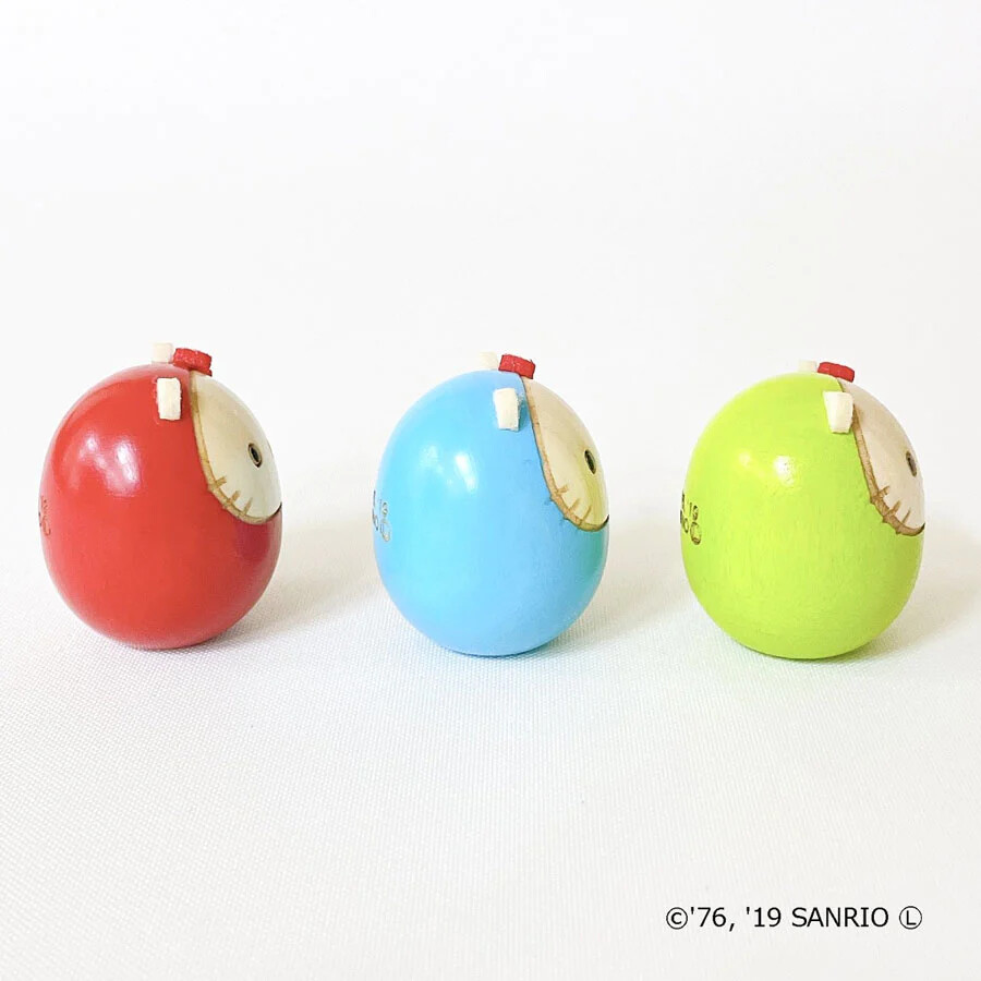Sanrio Characters - Hello Kitty - Daruma - Yellow Green (Usaburo Kokeshi) photo 7