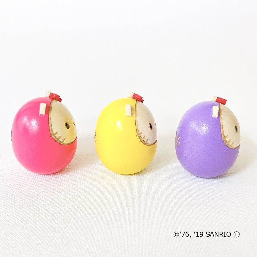 Sanrio Characters - Hello Kitty - Daruma - Purple (Usaburo Kokeshi) photo 5