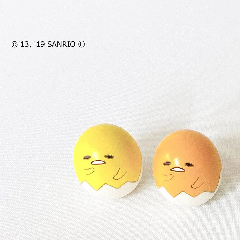 Sanrio Characters - Gudetama - Daruma - Orange (Usaburo Kokeshi) photo 2